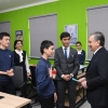 Shavkat Mirziyoyev Al-Xorazmiy maktabida bo‘ldi (foto)