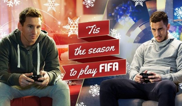 Месси ҳамда Азар «FIFA 15» рекламасида қатнашди