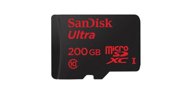 SanDisk 399 dollarlik eng yirik xotiraga ega 200 Gbli fleshkartani namoyish qildi