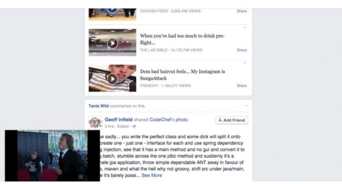 Facebook’da videolarni "suzuvchi" oynada belgilash imkoni yaratildi