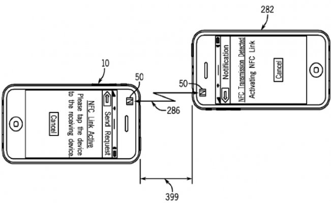 Apple компанияси iPhone смартфонлари ўртасида маблағларни ўтказиш технологиясини патентлаштирди