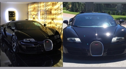 Ronaldu 1 mln evrolik Bugatti Veyron avtomobilini ko‘rsatdi