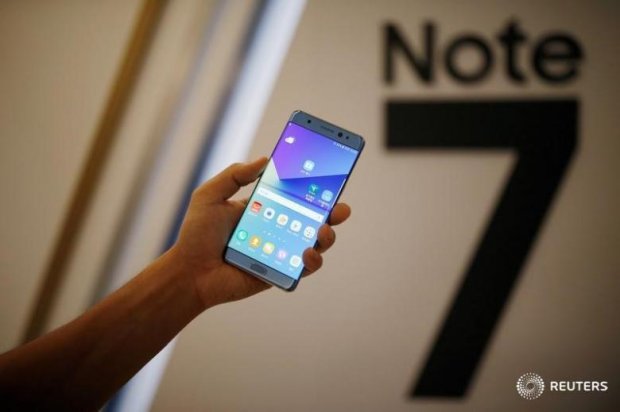 Samsung kompaniyasi Galaxy Note 7 qurilmalarini qaytarib olmoqda
