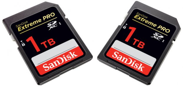 SanDisk 1 Tb'li hajmga ega SD-kartani taqdim etdi