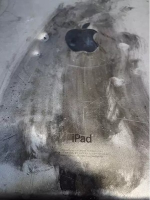 Хитойда iPad Air қувват олиш чоғида портлаб кетди