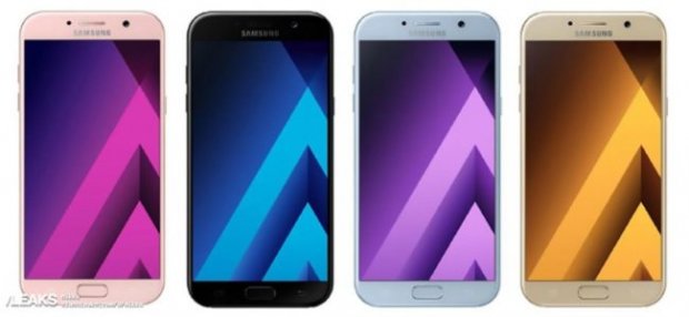 Пресс-рендер: Samsung Galaxy A5 (2017) қайси рангларда чиқади?
