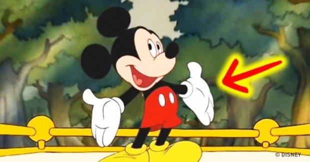 Нима учун Disney мультфильмларидаги қаҳрамонларнинг қўлқоплари оқ рангда? (фото)