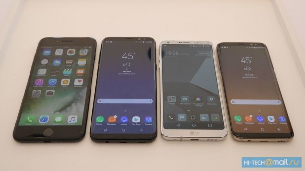 Samsung Galaxy S8, LG G6 ва iPhone 7 Plus’га қарши: суратлар сифати таққосланди