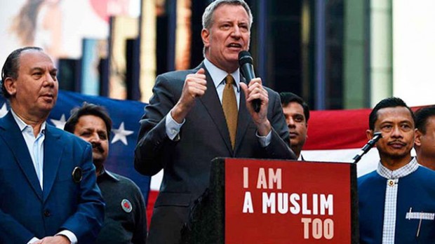 Нью-Йорк мэри Билл де Блазио: “Мен ҳам мусулмонман”