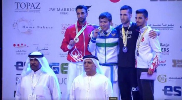 O‘zbekistonlik karatechi Dubaydagi nufuzli musobaqada oltin medalni qo‘lga kiritdi
