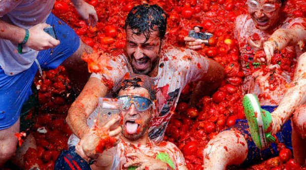 Ispaniyada pomidor festivali bo‘lib o‘tdi (Foto)