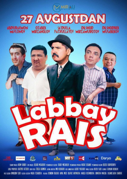 «Labbay rais» filmi sentyabr oyining birinchi haftasida eng ko‘p tomoshabin to‘pladi