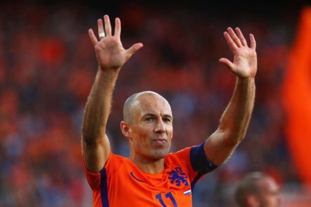 Robben terma jamoada gol urish bo‘yicha Bergkampga yetib oldi