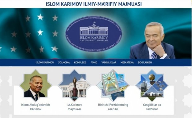 «IslomKarimov.uz» сайти очилди