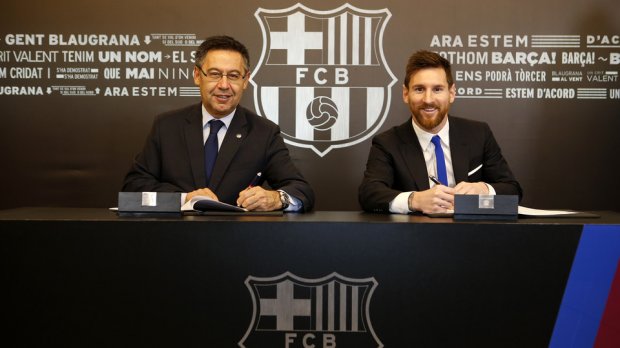 Messi «Barselona» bilan shartnomani uzaytirdi