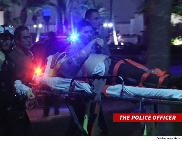 Жастин Бибернинг маст тан соқчиси 2 нафар полициячига жиддий жароҳат етказди