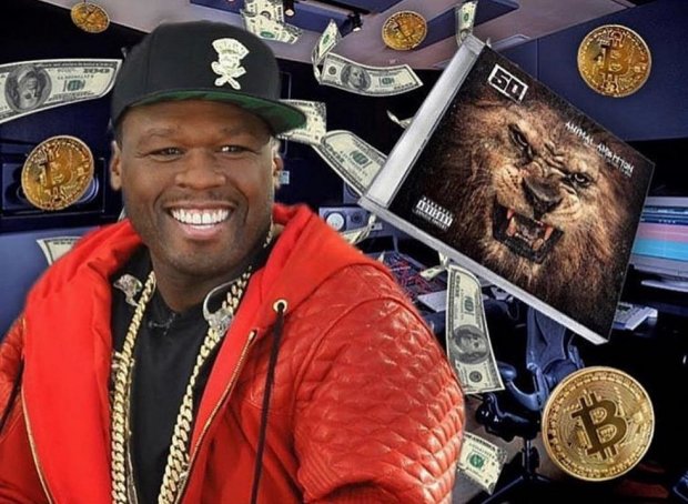 Reper 50 Cent o’zi ham bilmagan holda bitkoin millioneriga aylandi