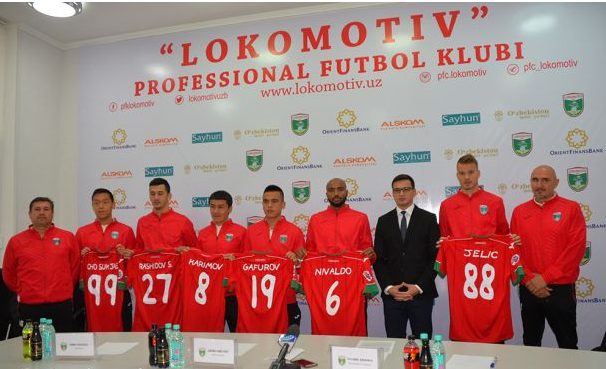 Chempionlar Ligasi o‘yini oldidan «Lokomotiv» yangi futbolchilarni tanishtirdi (foto)