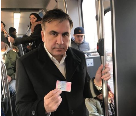 Saakashvili Gollandiya pasportiga ega bo‘ldi