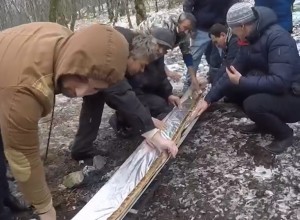 Россияда 6 метрли лўла кабоб пиширилди (видео)