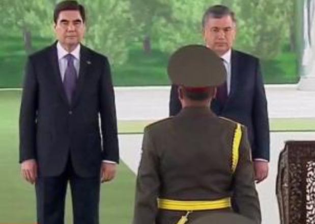 Shavkat Mirziyoyev Gurbanguli Berdimuhamedov bilan uchrashdi (video)
