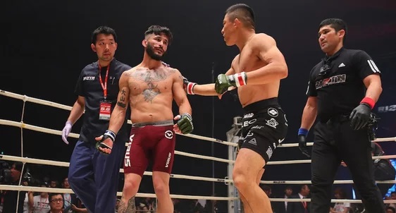 MMA jangchisi 9 soniyada raqibini nokautga uchratdi (video)