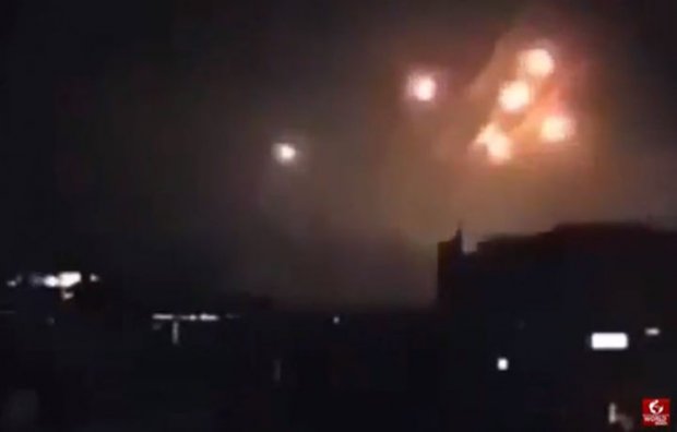 Eron va Isroil bir-birini bombardimon qildi, jabrlangan Suriya (video)