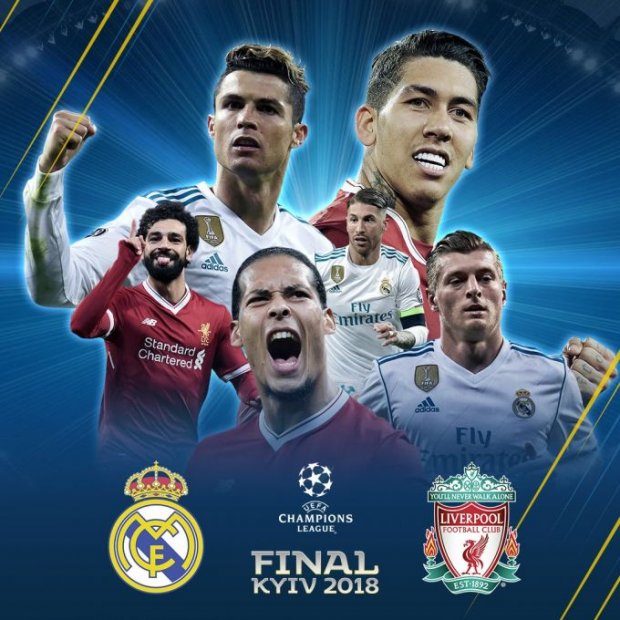 Бугун финал: Роналду бошчилигидаги «Реал Мадрид» Салоҳ бошлиқ «Ливерпуль»га қарши
