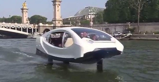 Францияда Сена дарёси узра парвоз қилувчи такси пайдо бўлди (видео)