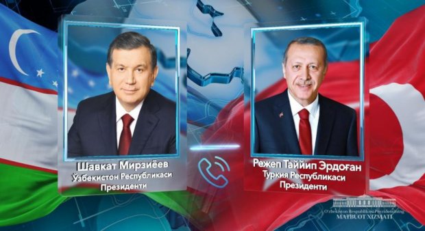 Shavkat Mirziyoyev Erdo‘g‘onni Turkiya prezidenti lavozimiga saylangani bilan tabrikladi