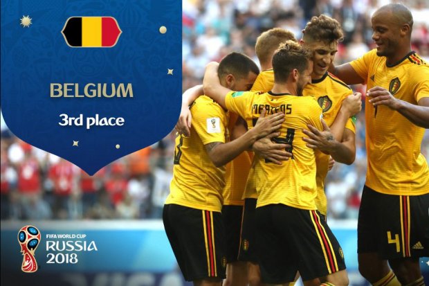 Бельгия – ЖЧ-2018 мусобақаси бронза медали соҳиби