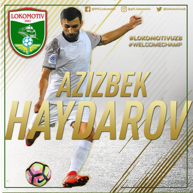 Rasman! Azizbek Haydarov - "Lokomotiv" futbolchisi