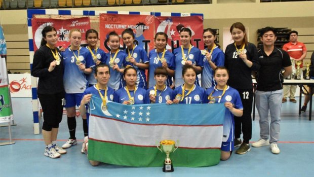 O‘zbekistonlik gandbolchi qizlar Janubi-Sharqiy Osiyo chempioni bo‘lishdi (foto)
