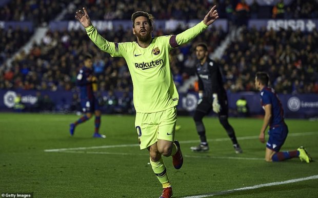 La Liga. “Barselona” “Levante”ga javobsiz 5ta gol urdi. Messi barcha golda ishtirok etdi