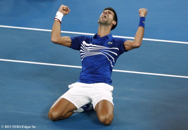 Jokovich Nadaldan ustun keldi va Australian Open tarixiga kirdi
