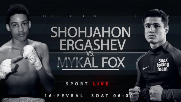 "Sport" telekanali Shohjahon Ergashev - Maykl Foks jangini jonli efirda namoyish etadi