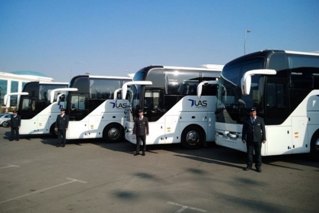 Ўзбекистонга Хитойдан 100 та автобус олиб келинди (фото)