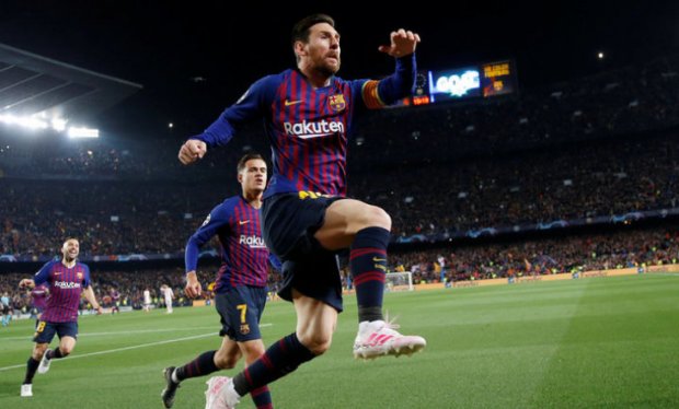 Messi YChLda hafta futbolchisi deb topildi