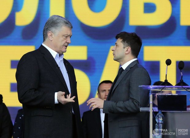 Poroshenko va Zelenskiy Kiyevdagi markaziy stadionda nimalar haqida bahslashishdi?