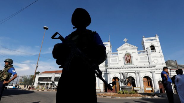 Shri-Lankada cherkov yaqinida yana bir portlash yuz berdi (video)