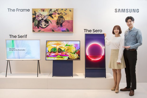 Samsung смартфонлардан видео кўриш учун вертикал телевизор яратди (фото)