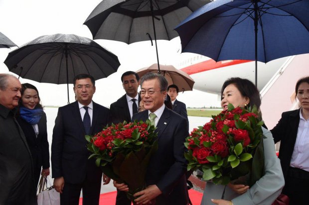 Корея Республикаси президенти Самарқандга ташриф буюрди