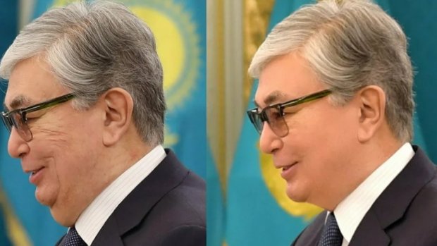 Qozog‘iston prezidentining matbuot xizmati uni fotoshop yordamida "yoshartirdi" (foto)