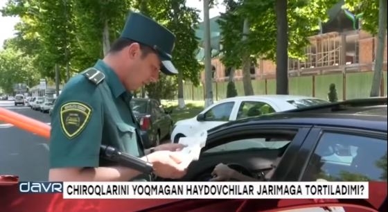 Haydovchilar kunduzi avtomobil chiroqlarini yoqib yurishdan norozi (video)