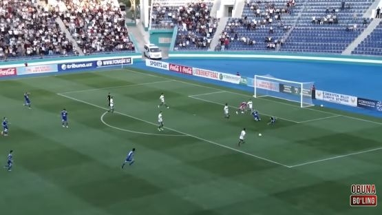 "Nasaf" - "Lokomotiv" bahsida belgilanmagan penalti (video)