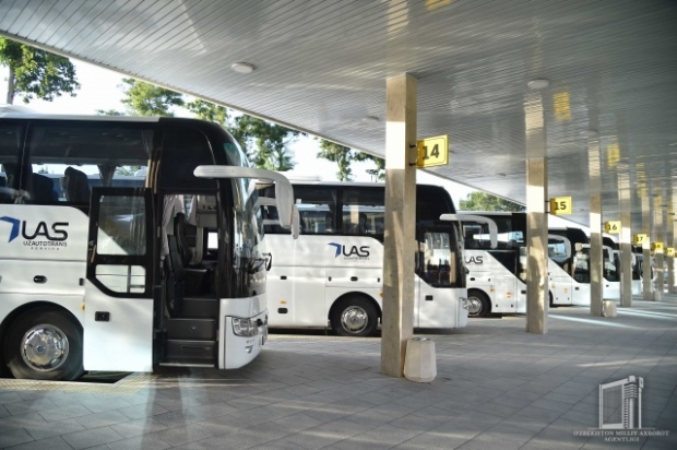 “Тошкент” автовокзалига 68 та YUTONG автобуси олиб келинди (фото)