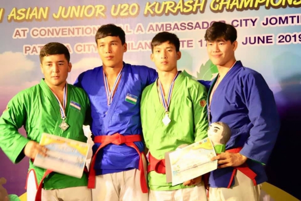 Kurashchilarimiz Osiyo chempionatining birinchi kunida 12 ta medalni qo‘lga kiritishdi