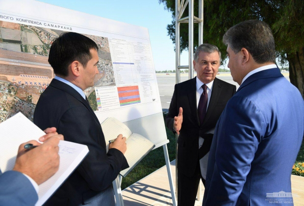 Shavkat Mirziyoyev Samarqand aeroportini rekonstruksiya qilish bo‘yicha ko‘rsatma berdi
