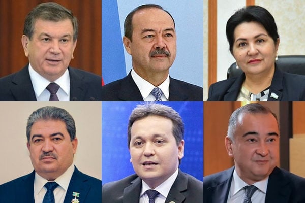 Ўзбекистон амалдорлари қайси партиядан? (инфографика)
