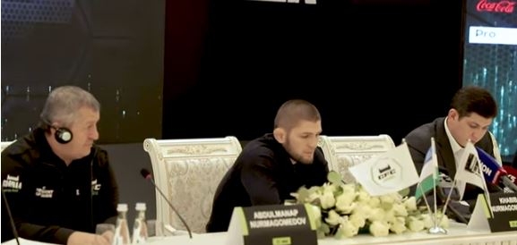 Ҳабиб Нурмагомедов: «UFC билан келишилса, «Ҳумо арена»да жанг ўтказишга розиман»